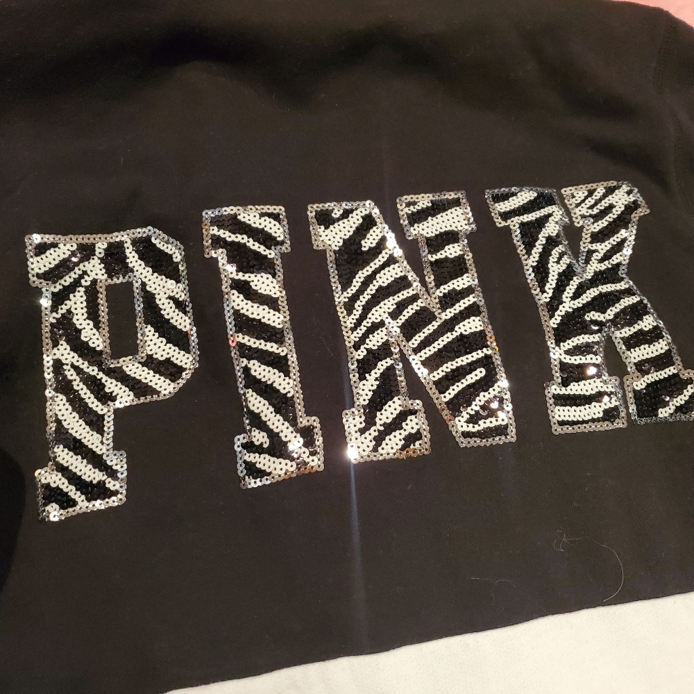 VS PINK sequin zip up - Picture 9 of 14